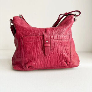 Cole Haan Thick Dusty Red Leather Medium Shoulder bag